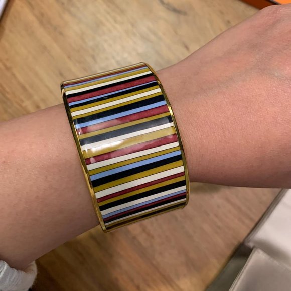 SOLD 🧡Hermes Extra Wide Carioca Bangle - Picture 3 of 4